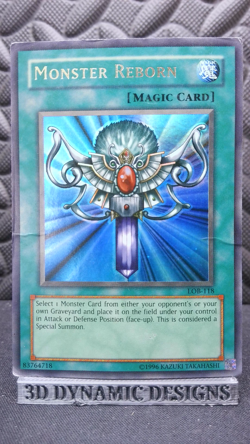 | Yugioh Monster Reborn LOB-118 Ultra Rare Legend Of Blue Eyes HP 🔥 | - Image 1