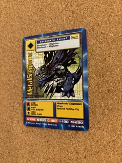 MetalGreymon Bo-01 First Edition Digimon Trading Card, Rare Bandai - Image 3