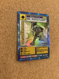 MetalEtemon Holographic Bo-27 First Edition Digimon Trading Card, Rare Bandai - Image 3