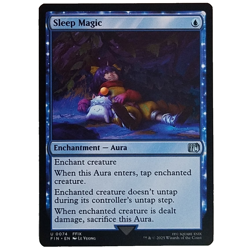 x4 Sleep Magic FIN MTG M/NM Playset 4x Uncommon Blue Enchantment Aura TCG CCG - Image 1
