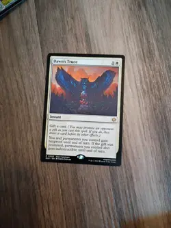 Dawn's Truce #0009 MTG Magic the Gathering Bloomburrow Rare Card - Image 1