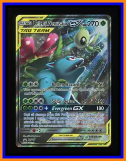 Celebi & Venusaur GX - SM167 - Black Star Promo - Pokemon Card - Image 1