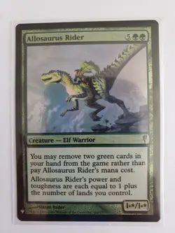 Allosaurus Rider - Foil NM-Mint, English Mystery Booster / The List MTG Magic - Image 1