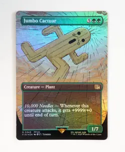 Jumbo Cactuar Extended Art Rare Foil Card - Image 1
