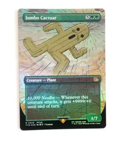 Jumbo Cactuar Extended Art Rare Foil Card - Image 2