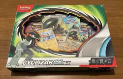 Pokemon TCG Cyclizar ex Box 4 Booster Packs 2 Promo Cards 1 Over sized Card - Image 1