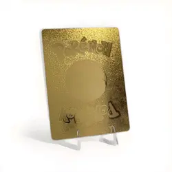 Pokemon Mega Ash-Greninja EX 750hp Gold Foil Fan Art Display Card - Image 2