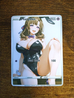 Beautiful Waifu Card - Mamako Bunny - Goddess ACG Custom DIY Fan Art Card - Image 1