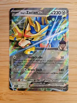 Hops Zacian ex 193 (SVP) NM Holofoil Promo Rare Pokemon Card - Image 1