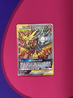 Moltres & Zapdos & Articuno GX SM210 Promo Hidden Fates Pokemon Card - Image 1