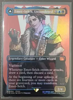 Emet-Selch, Unsundered | Foil | Borderless | MTG | FIN | Near Mint | English EN - Image 1