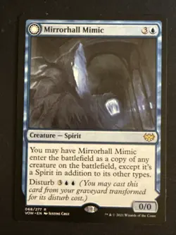 1x Mirrorhall Mimic (068) Innistrad Crimson Vow LP MTG Magic the Gathering x1 - Image 1