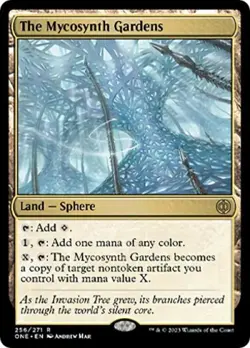 MTG English The Mycosynth Gardens NM Foil Phyrexia: All Will Be One - Image 1