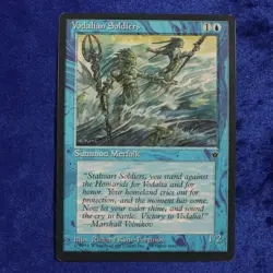 1994 Magic The Gathering Fallen Empires Vodalian Soldiers (mtg239) Kane-Ferguson - Image 1