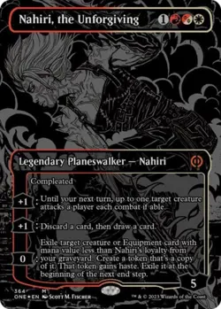 MTG English Nahiri, the Unforgiving (Oil Slick Raised Foil) NM Foil - Image 1