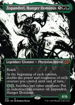 MTG English Zopandrel, Hunger Dominus (Showcase) (Step-and-Compleat Foil) NM - Image 1