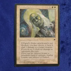 1994 Magic The Gathering Fallen Empires: Farrel's Zealot (mtg61) Kane-Ferguson - Image 1