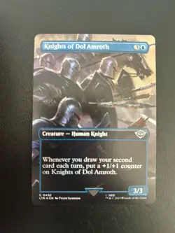 Foil Knights of Dol Amroth (Borderless) Mtg Universes Beyond Lord of the Rings - Image 1