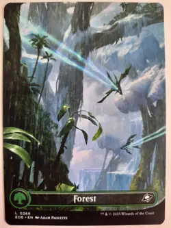 Forest #0266 Edge of Eternities MTG Magic Borderless Full Art Land NM - Image 1