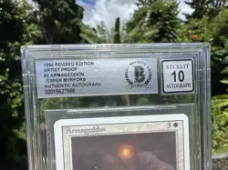 ARMAGEDDON, ARTIST PROOF, REVISED, 1994 MTG, JESPER MYRFORS, BAS 10 - Image 3