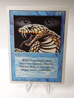 MTG - 3rd Edition - Revised - Psychic Venom - Common - MP/LP - Image 1