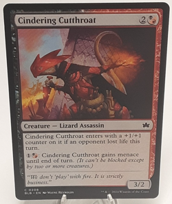 MTG - Bloomburrow - Cindering Cutthroat - #0208 - Near Mint - Image 1