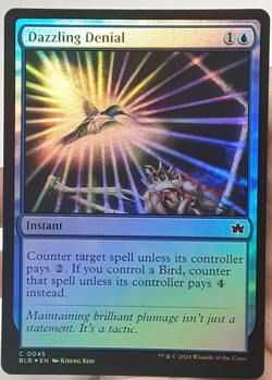 MTG - Bloomburrow - Dazzling Denial - Foil - #0045 - Playset x4 - Near Mint - Image 1
