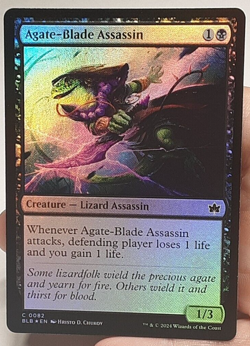 MTG - Bloomburrow - Agate-Blade Assassin - Foil - #0082 - Near Mint - Image 1