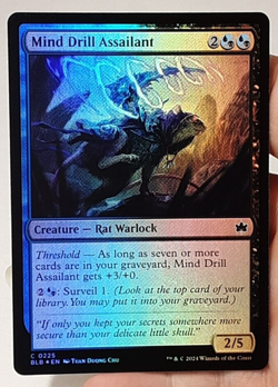 MTG - Bloomburrow - Mind Drill Assailant - Foil - #0225 - Near Mint - Image 1