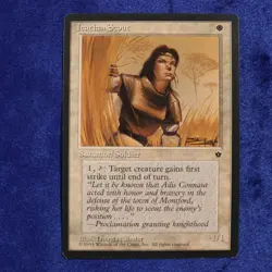 1994 Magic The Gathering Fallen Empires: Icatian Scout (mtg93) Douglas Shuler - Image 1