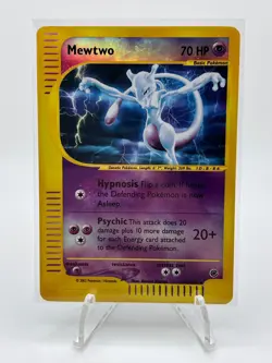 Mewtwo 020/165 Expedition Base Set ReversHolo Rare Pokemon TCG Nintendo e-reader - Image 1