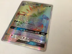 Pokemon Tyranitar GX 223/214 Secret Rainbow Rare SM Lost Thunder PSA 9 MINT - Image 3