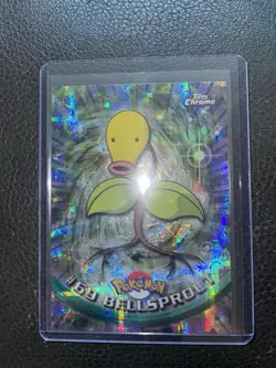 Pokemon 2000 Topps Chrome Bellsprout #69 Tekno-Chrome - Image 1