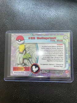 Pokemon 2000 Topps Chrome Bellsprout #69 Tekno-Chrome - Image 2
