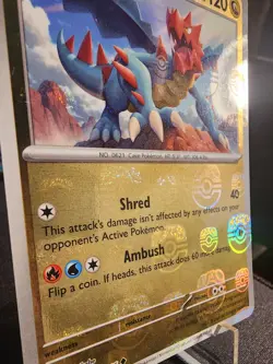 Pokemon Cards - Druddigon (Master Ball Reverse Holo) 071/086 SV11W White Flare - Image 2