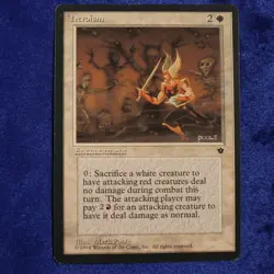 1994 MTG Magic The Gathering Fallen Empires: Heroism (mtg75) Mark Poole - Image 1