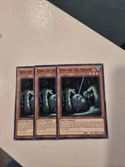 Yugioh! 3x King of the Swamp OP20-EN014 OTS Unlimited. Common. Near Mint. - Image 1