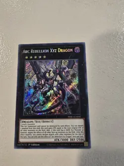 Yugioh! Arc Rebellion Xyz Dragon PHRA-EN041. Secret Rare. 1st Ed. NM. - Image 1