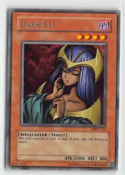 YuGiOh Metal Raiders Dark Elf Unlimited Rare #MRD-113 - Image 1