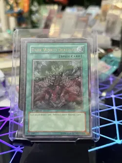 Yugioh - STON-EN038 Dark World Dealings - Ultimate Rare - 1st - LP - Image 1