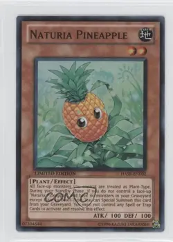 Naturia Pineapple YuGiOh Hidden Arsenal: Special Edition Promo #HASE-EN002 0g4 - Image 1