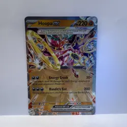 Hoopa ex 098/182 Paradox Rift Double Rare HOLO Pokemon Card NM - Image 2