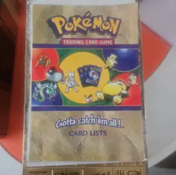 Pokemon Base Set Jungle & Fossil Card List 1999 Wotc Card Lists - Image 1