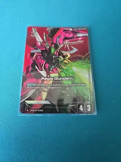 Aegis Gundam Alternate Art Foil - ST04-006 LR+ NM - Gundam TCG Card Game - Image 1