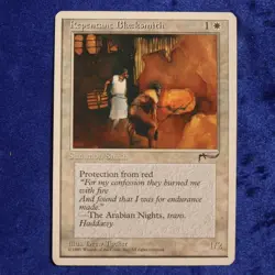 1995 Magic The Gathering Chronicles: Repentant Blacksmith (mtg201) Drew Tucker - Image 1