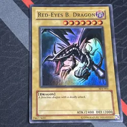 Red Eyes B. Dragon SDJ-001 Ultra Rare Unlimited Edition Yu-Gi-Oh Card - Image 2
