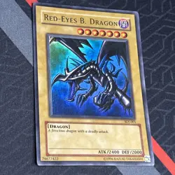Red Eyes B. Dragon SDJ-001 Ultra Rare Unlimited Edition Yu-Gi-Oh Card - Image 5