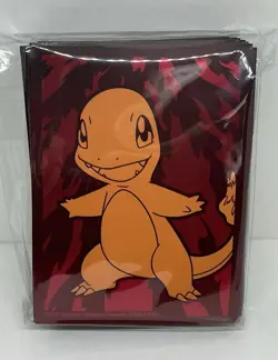 Sealed Pack of Pokemon Obsidian Flames Charmander ETB 65 count Card Sleeves - Image 1