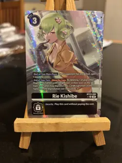 Digimon Cyber Eden BT22 - 090 Rie Kishibe Rare Card Alternate Art - Image 1