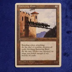 1995 Magic The Gathering Fourth Edition: Battering Ram (mtg168) Jeff A. Menges - Image 1